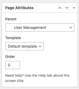 Site hierarchy (the parent-child relationship)