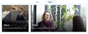 Tabbed Story Tiles